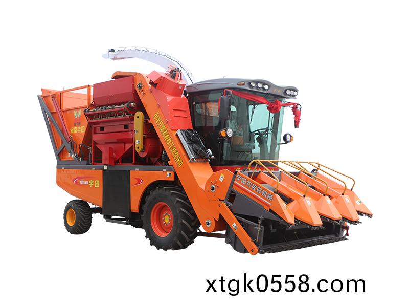 4YZB-4A2自走式穗莖兼收玉米收穫機