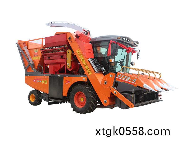 4YZB-4A3自走式穗莖兼收玉米收穫機