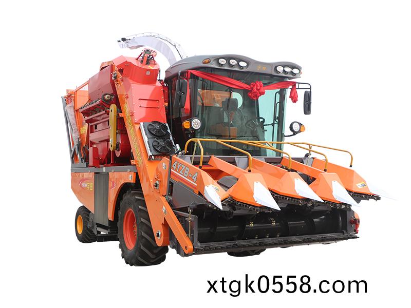 4YZB-4A3自走式穗莖兼收玉米收穫機