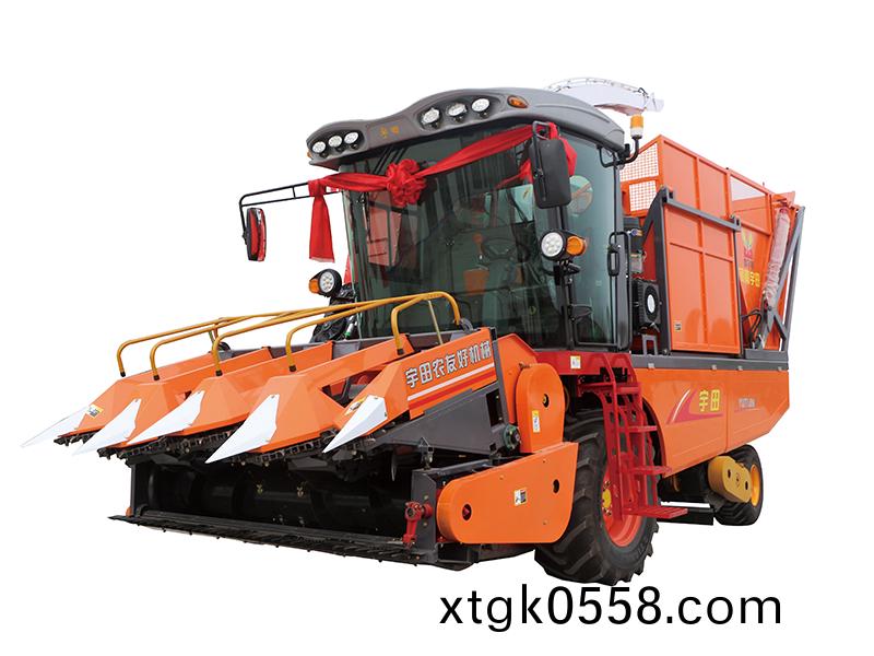 4YZB-4A自走式穗莖兼收玉米收穫機