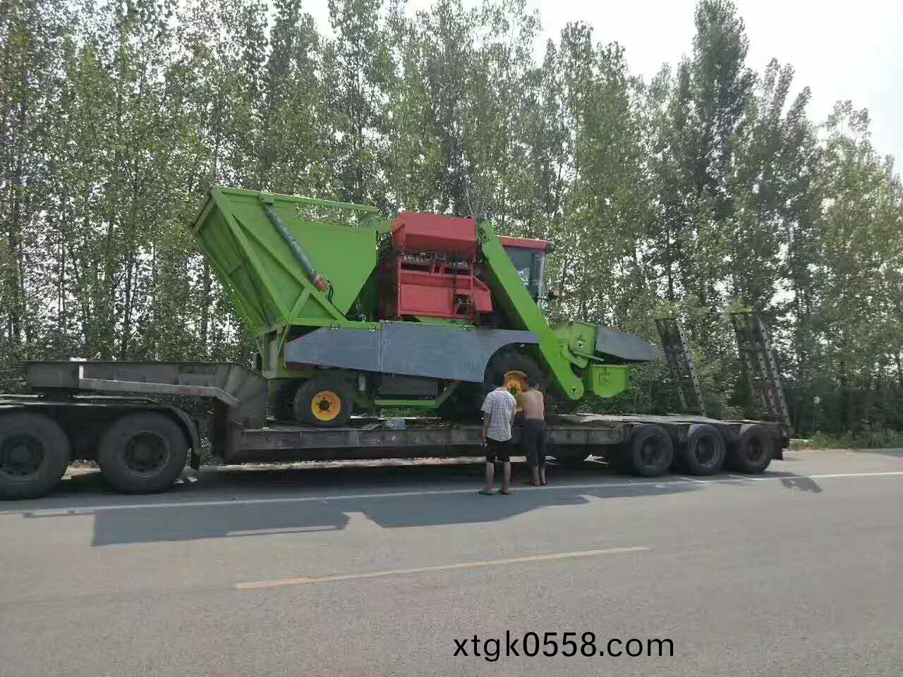 穗莖兼收玉米收穫機