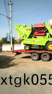 宇田穗莖兼收玉米收穫機到達饒陽紫陽辳機公司