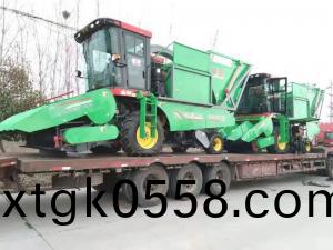 山東聊城客戶訂購的穗莖兼收玉米收穫機已髮貨